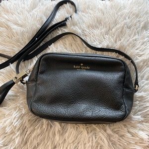 Pebbled Leather Kate Spade Crossbody Bag & Tassel